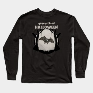 Cute bat Quarantined halloween Long Sleeve T-Shirt